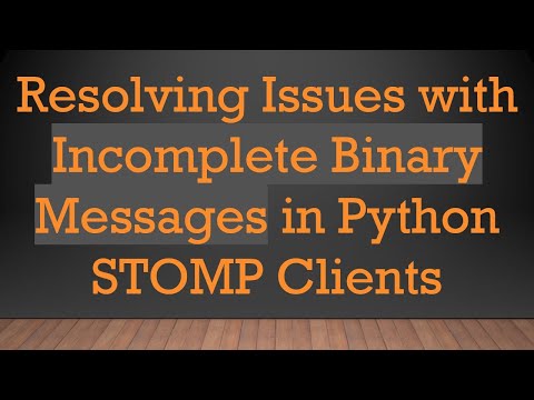 Resolving Issues with