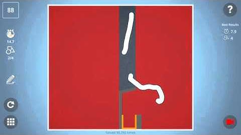 Check out how I solved level 88 in Brain It On! #BrainItOn