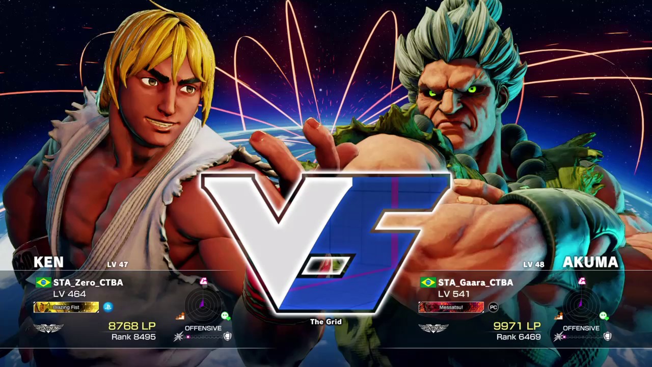 Street Fighter V (Br)Ken vs Akuma(Br)