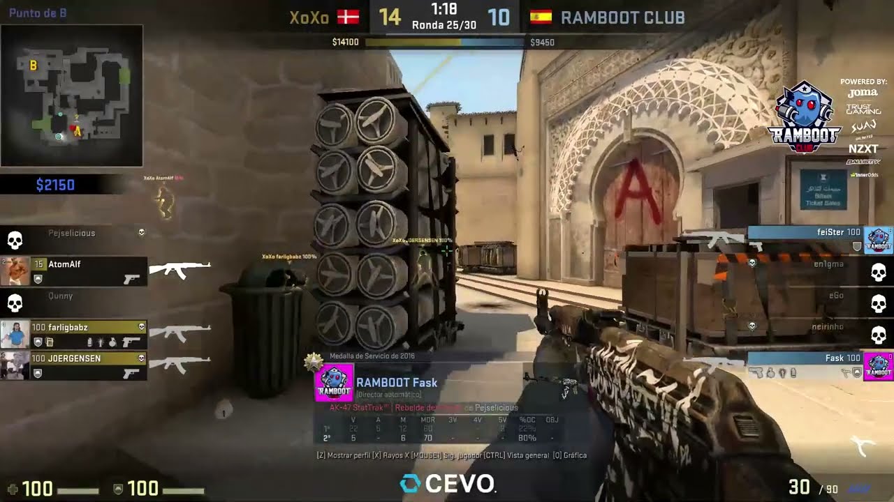 CEVO A - SEASON 12 PLAYOFFS RAMBOOTCLUB VS XOXO