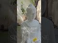 Buy 4ft Big Abhaya Mudra Marble Buddha Statue for Garden Decor #gardenbuddha #marblebuddhastatue