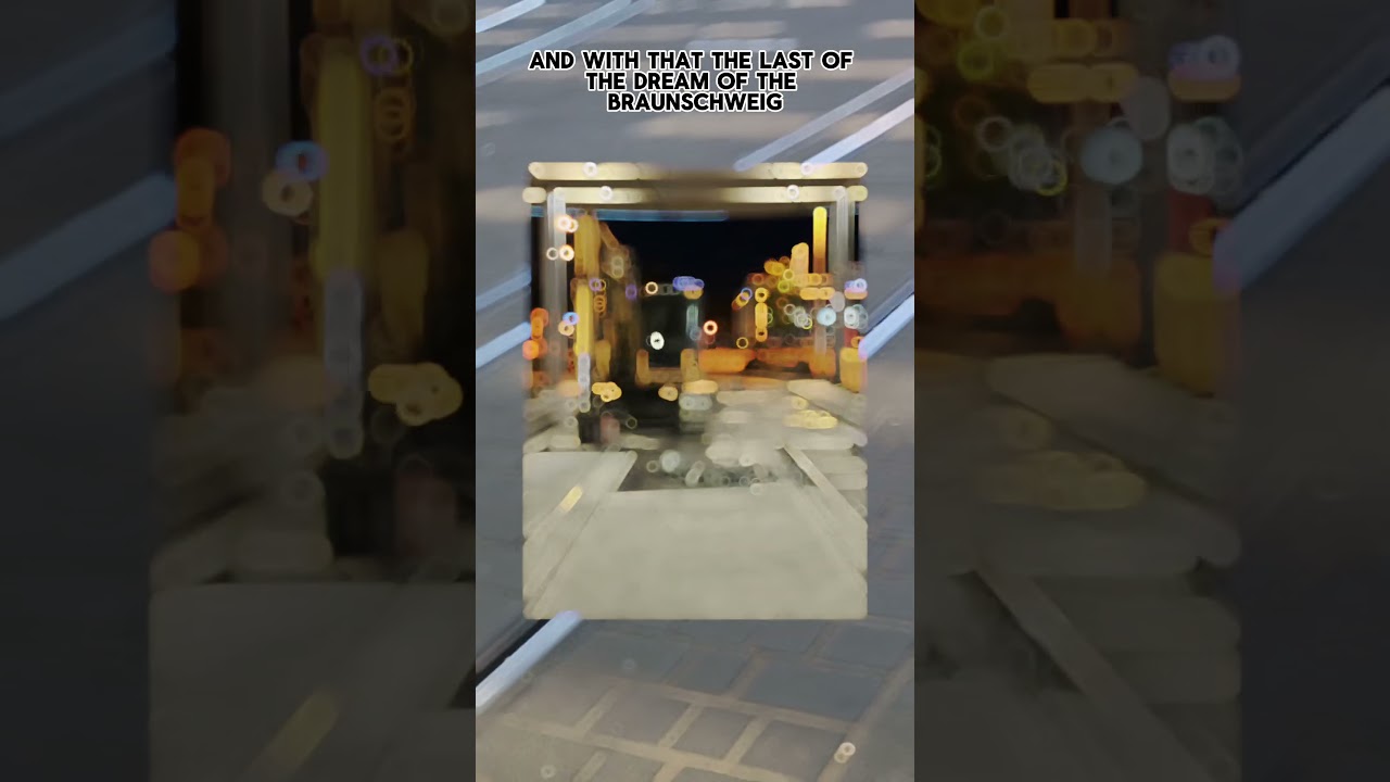 The dual gauge tram tracks in Braunschweig, Germany are going away! But why?