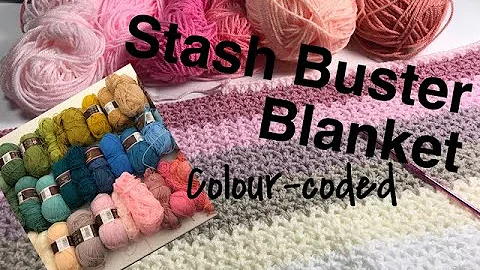 Ophelia Talks CROCHET Stash Buster V-Stitch Blanket Part 1