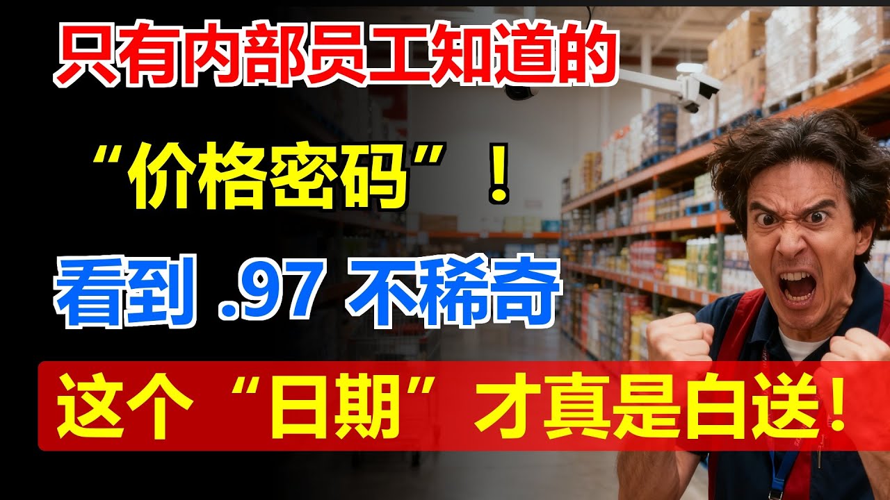 只有内部员工知道的“价格密码”！看到  97 不稀奇，看到这个“日期”，才是真正的白送！