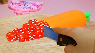 Salad making from Hello Kitty games | Funny Stop Motion ASMR | Motion Cooking Stop ASMR screenshot 5