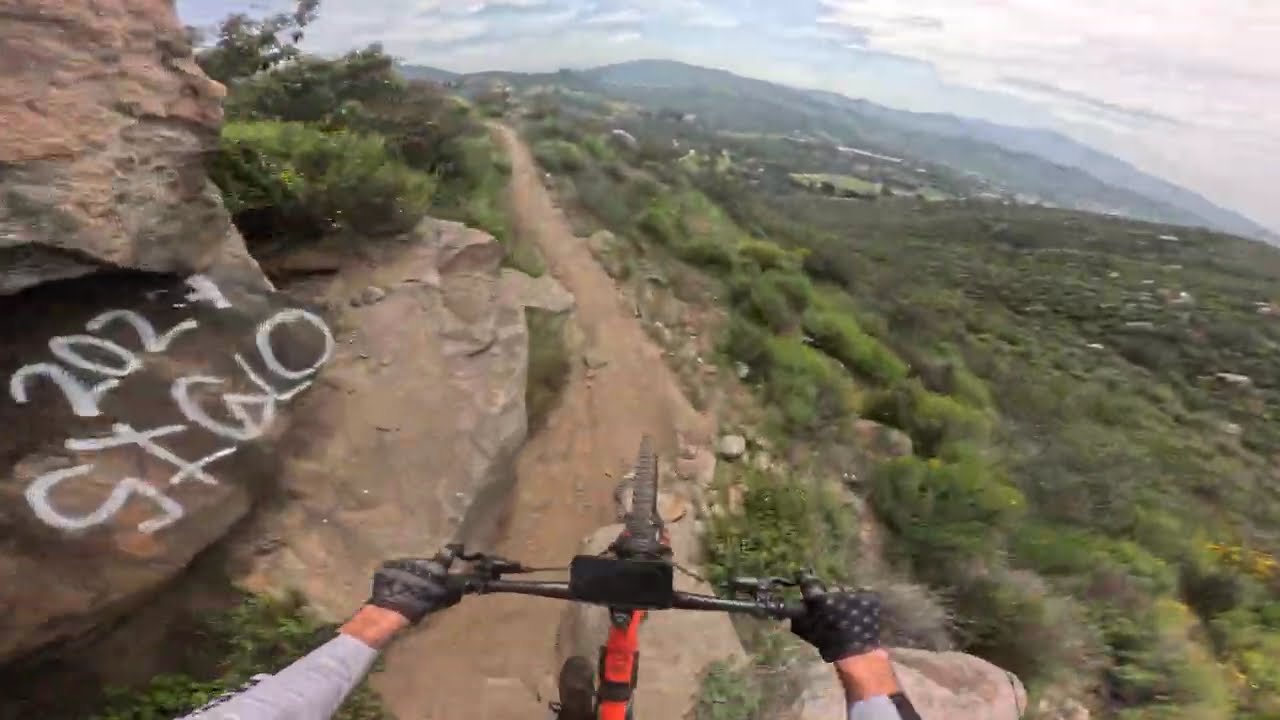 PR on Taint mtb trail🔥 Scary House Send 