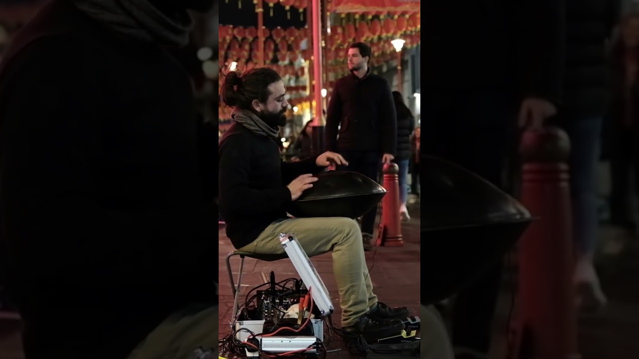 Hypnotised By the Sound Of The HandPan in Chinatown ⛩️