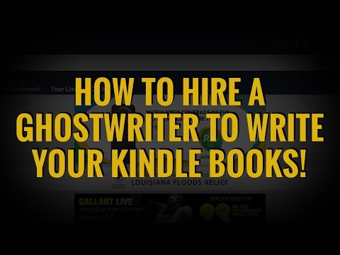 How To Hire A Ghostwriter To Write A Book For You!
