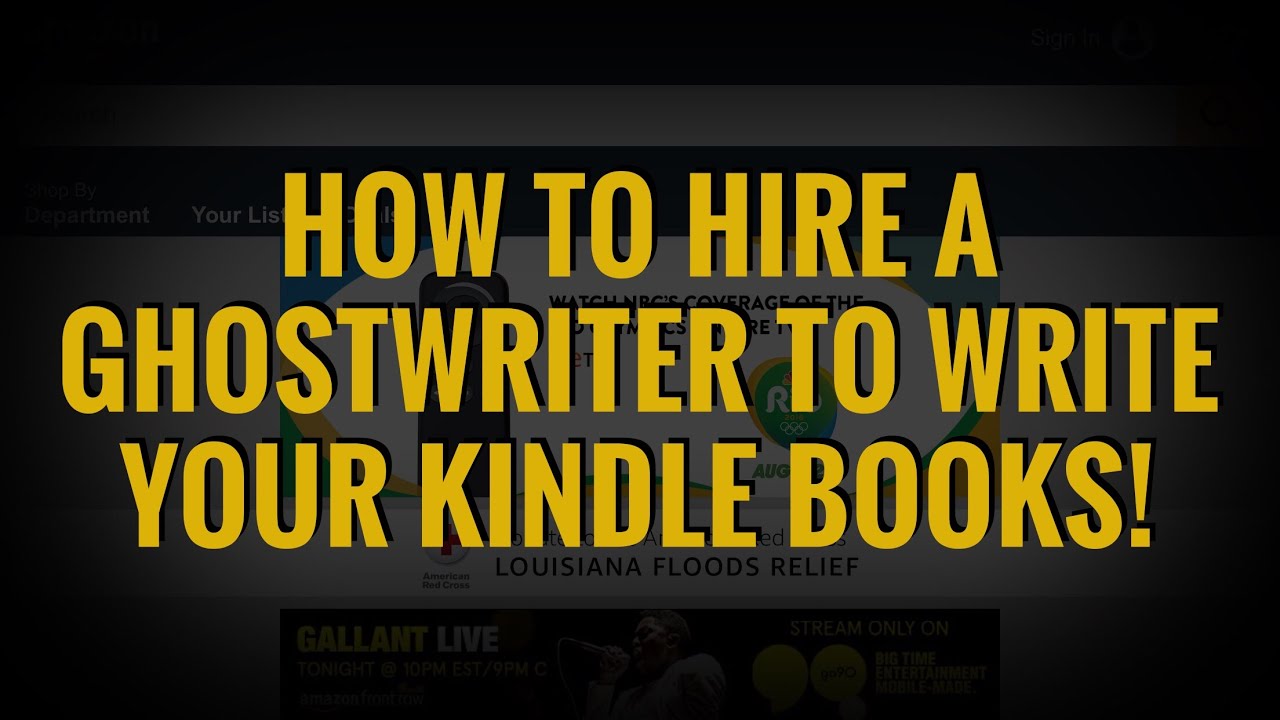hire a ghostwriter for ebook