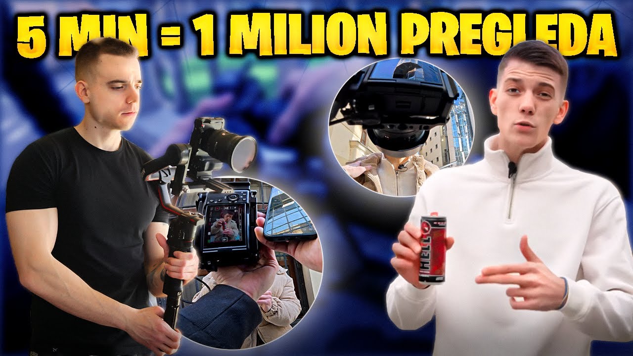 SNIMIO SAM VIRALAN VIDEO ZA 5 MINUTA *snimanje reela za janka*