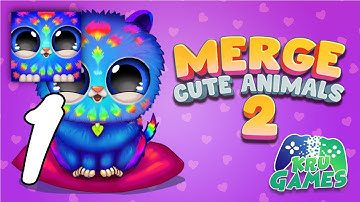 Merge Cute Animals 2: Pet merger Gameplay #1 All Levels (Android, IOS)