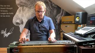 Video thumbnail of "Mansion on the hill instrumental on Steel Guitar - Jonathan Milligan"