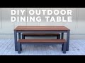 Diy Patio Table And Chairs