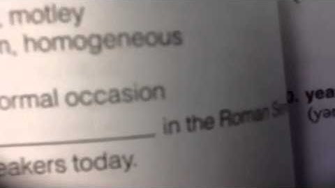 Level b unit 3 oration