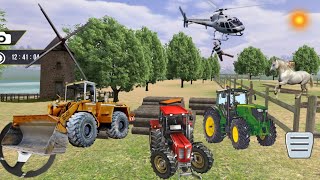 Gerçek Traktör Tarım Oyun  #28 , Cabless Green Tractor / Farming Simulator izle -Android Gameplay. screenshot 5