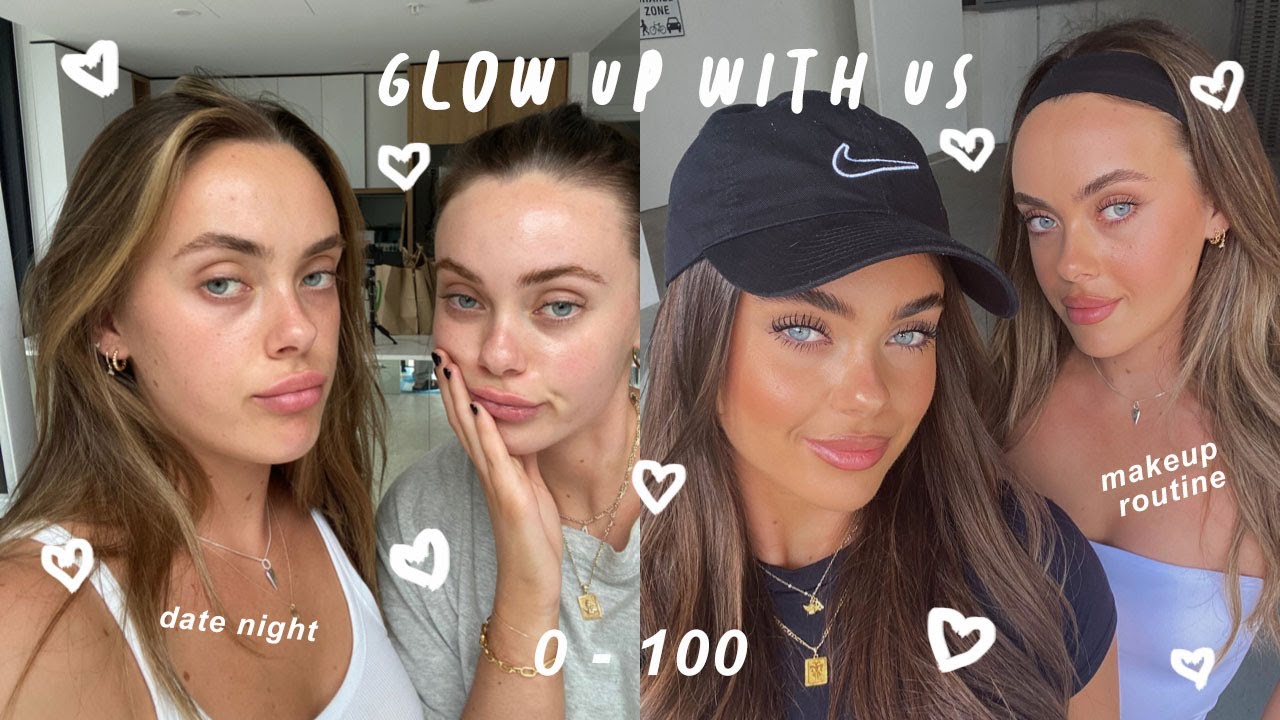 GLOW UP FOR DATE NIGHT... with ourselves ♡ (hair, makeup, dinner) | Mescia Twins