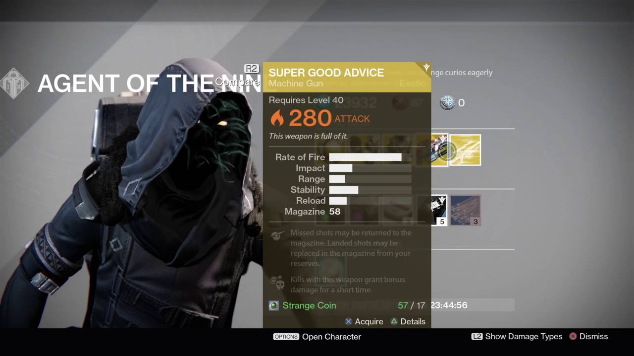 August 12, Xur's Stock
