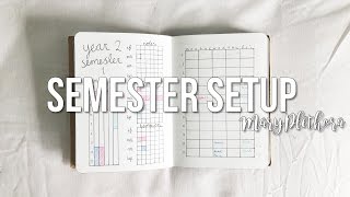 Bullet Journal University Setup + October PWM // MaryPlethora