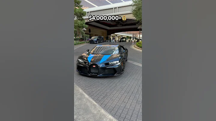 A $4M+ Bugatti Chiron Super Sport in Las Vegas!😳💰 #cars