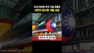 30년 쌓은 K-방산 심각한 기술 유출에 결국 대만 잠수함 개발 성공