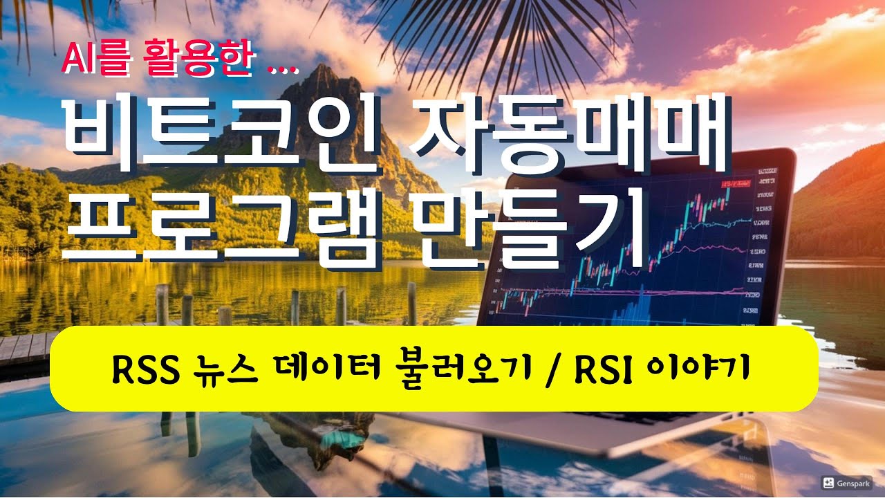 AI 비트코인 자동매매 파이썬 | RSS 뉴스데이터 불러오기, RSI 이야기