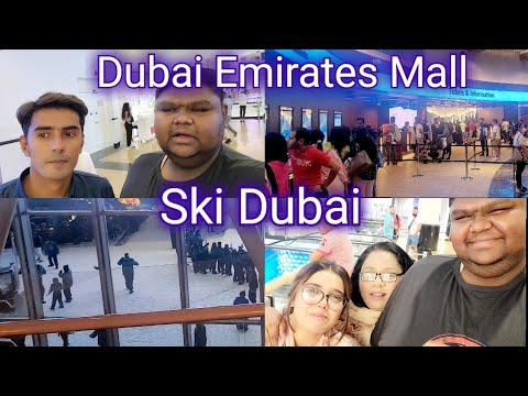 Dubai Emirates Mall/Ski Dubai/Shazo & Arisha Vlogs