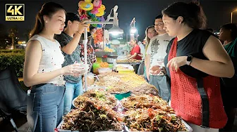 Amazing Phnom Penh Street Food 2025 🇰🇭  Crispy Snacks, Fried Insects & More!