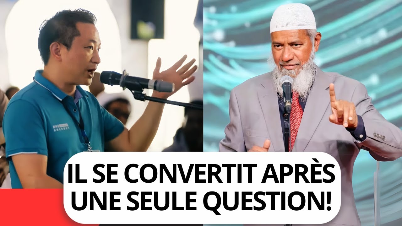 Ce frère chinois, pose une question à Zakir Naik et se converti après! Zakir Naik￼ en français