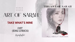The Art Of Sarah Take Whats Mine Ost With Engs
