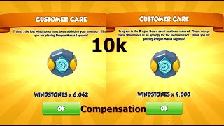 10k Windstone compensation from DML | Chapter 1 Dragon board currency reset bug | Got 3rd Green lion 10k Windstone compensation from DML | Chapter 1 Dragon board currency reset bug | Got 3rd Green lion