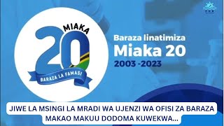 MIAKA 20 YA BARAZA LA FAMASI 20 YEARS OF THE  PHARMACY COUNCIL