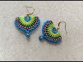 基础编织教程 复古花边扇形耳环制作 macrame earrings 中国结 手工编织耳环