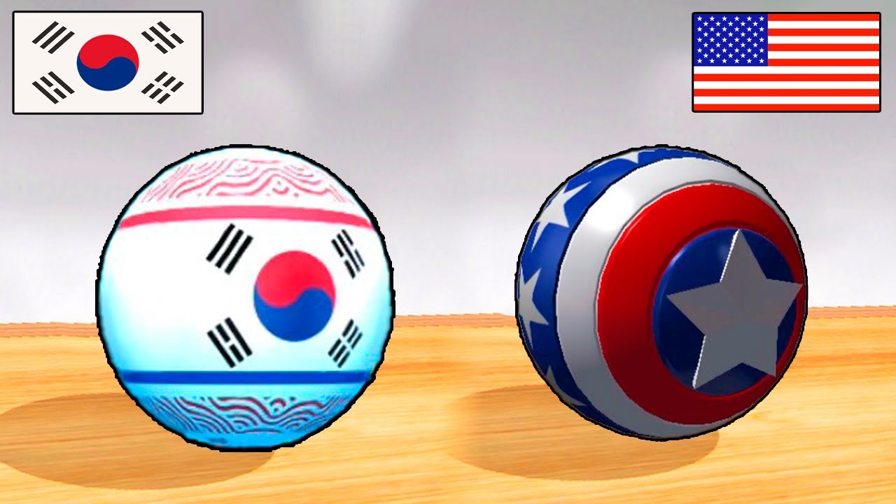 South Korea Ball vs. USA Ball: Which Ball is the Best - Going Ball or Super Rolling Ball? Race-885
