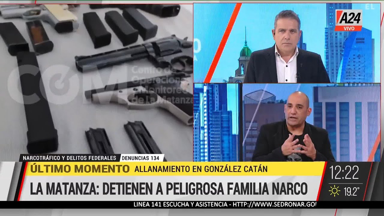 🚨 La Matanza: detienen a peligrosa familia narco