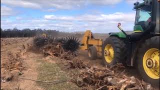 STUMP PULLING EUCALYPTUS & BLUE GUM PLANTATION CONVERSION