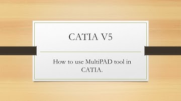 CATIA V5 Part Modelling | Sketch-Based Feature | How to use Multipad tool in CATIA