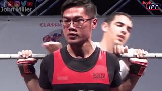 Clinton Lee  712.5kg 2nd Place 74kg  IPF World Classic Powerlifting Championships 2018