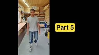 Unbelievable! He Built His Own Wooden Leg 🔥 #woodworking #wood #diy #inspiration #motivation