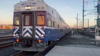 Caltrain and ACE in Santa Clara