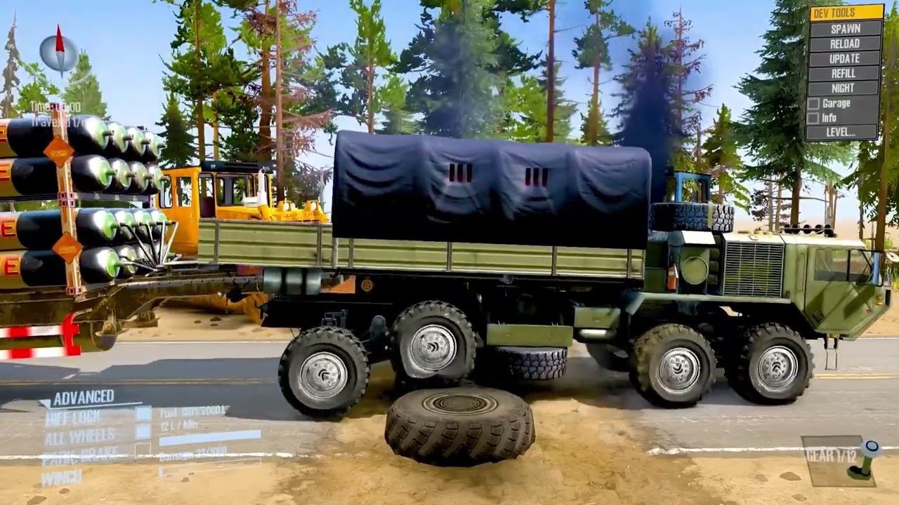 Spintires: Mudrunner Mod Truck | Driver Skills Gameplay | Game Daily14  