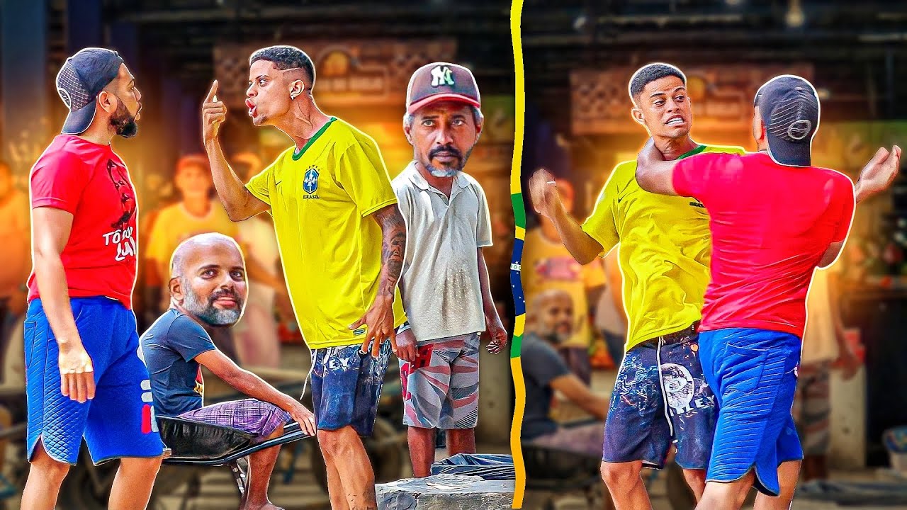 BR1GA DE ELEITORES BOLSONARO X LULA  - pegadinha