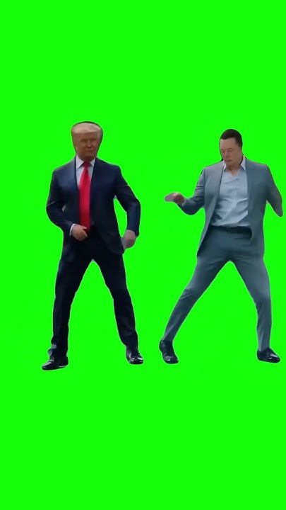 Donald Trump and Elon Musk AI Dance | Green Screen - YouTube