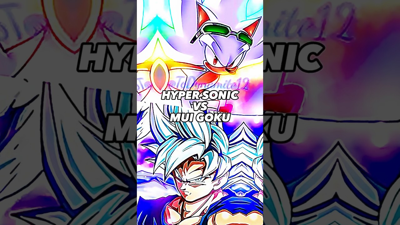 MUI Goku vs hyper sonic #dbz #dbgt #edits #foryou #fy #fyp #fypシ #real