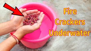 Diwali Crackers Experiment & Testing Underwater 😯😯 | My First Vlog screenshot 5