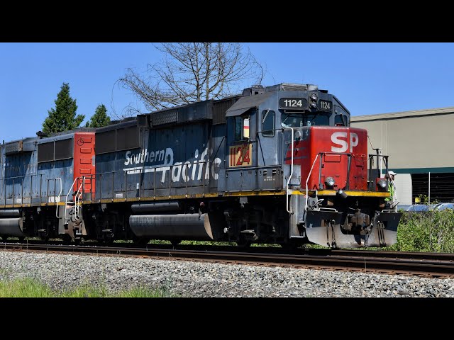 Southern Pacific Diesel Locomotives: Red and Grey 