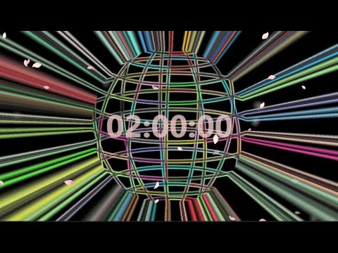 ❌ No Copyright 3D 🕜 2 Minute Countdown Timer Piano Music 13 - Free Video Editor - Minuteur - 無料タイマー