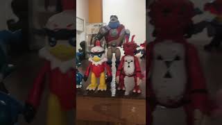 Mis decoraciones #powerrangers #beyblade #bakugan #figurecollection #batman #transformers #digimon