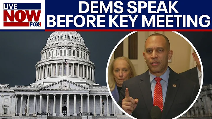 Jeffries, House Dems talk shutdown bill before Rules Committee meeting