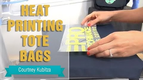 Heat Press Tote Bags
