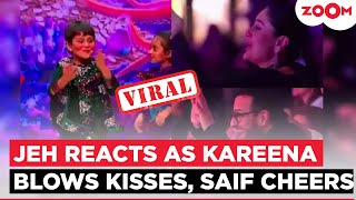 Kareena Kapoor & Saif Ali Khan Blow Kisses As Jeh Steals Spotlight At His Annual Day Video Viral